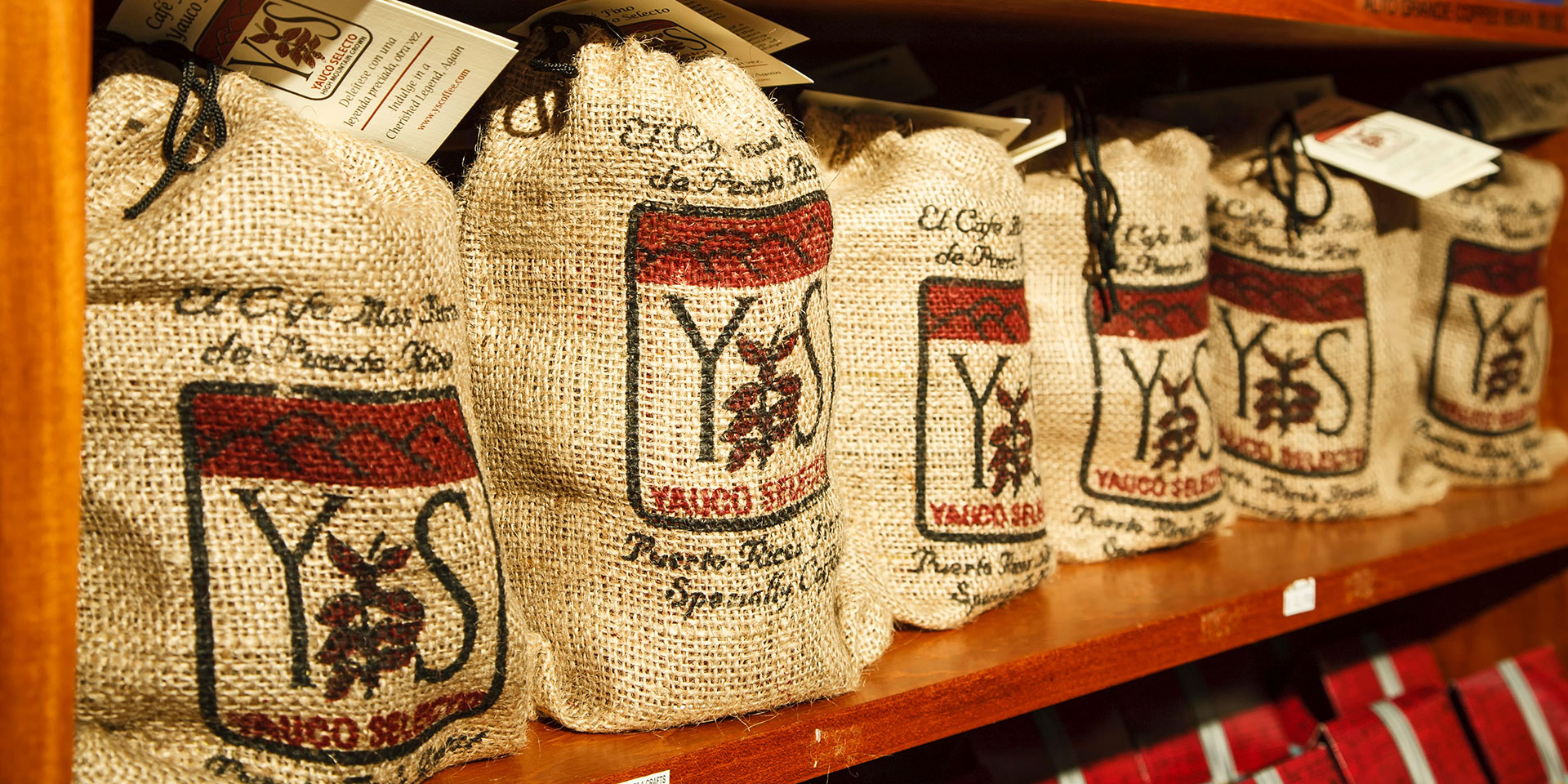  bolsa de granos de café cultivados en Puerto Rico