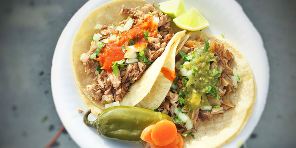 This plate of Carnitas El Momo is slowly simmered, but quickly devoured. (Credit: T. Tseng/Flickr)