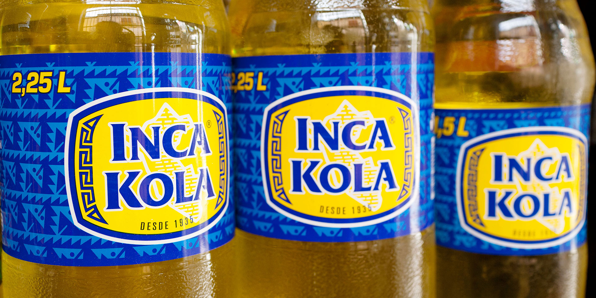 Inca Kola: gaseosa de color amarillo chillante que para muchos sabe a bubble gum.