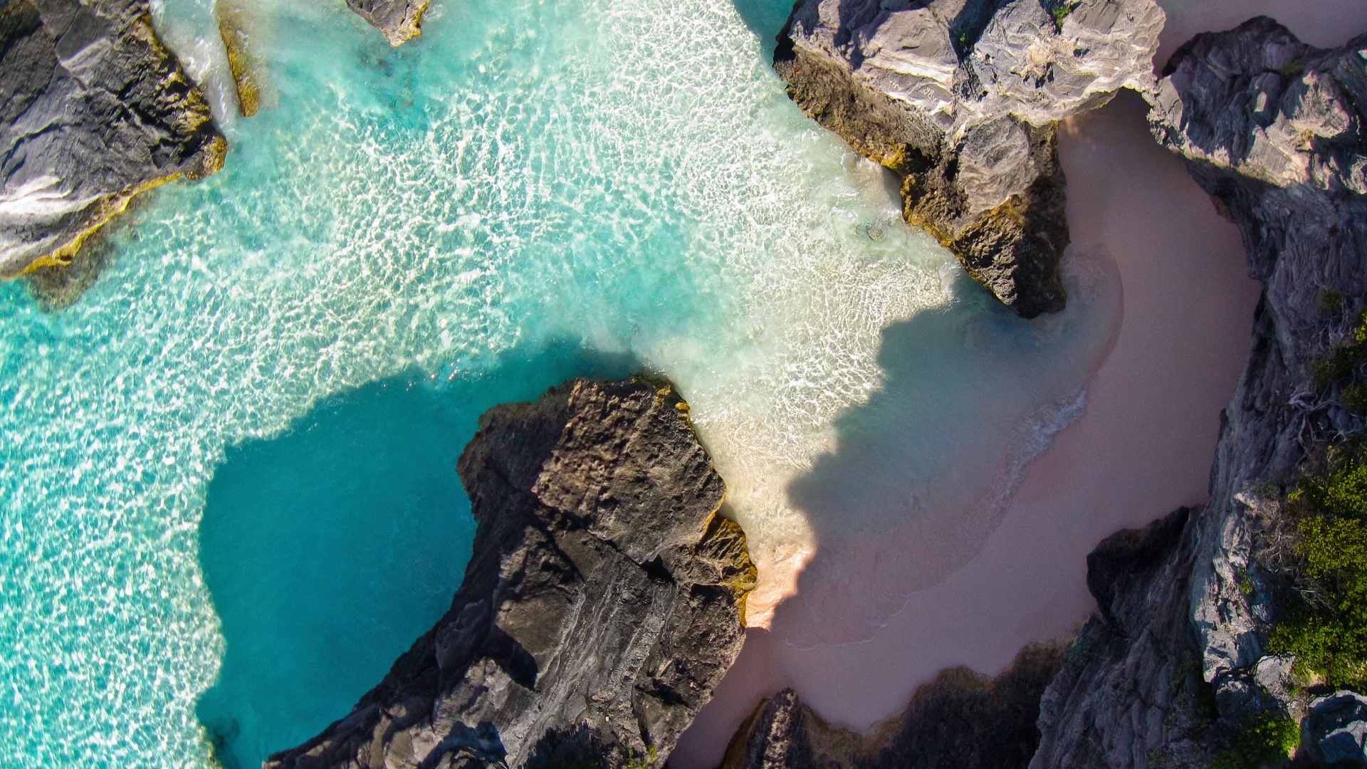 Playas de arena rosada es uno de loslujos de las Bermudas