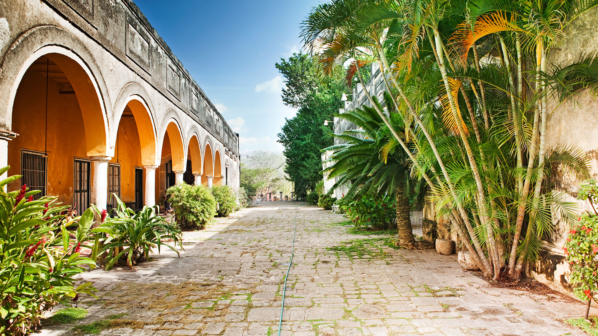 Arcos de las haciendas que estan afuera de la ciudad de Mérida