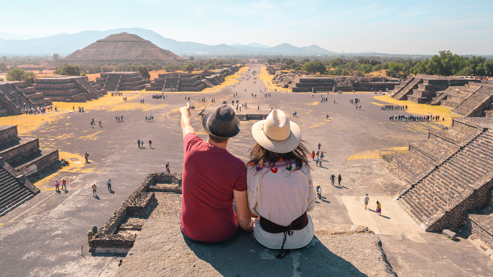 Pirámides en la Ciudad prehispánica de Teotihuacan