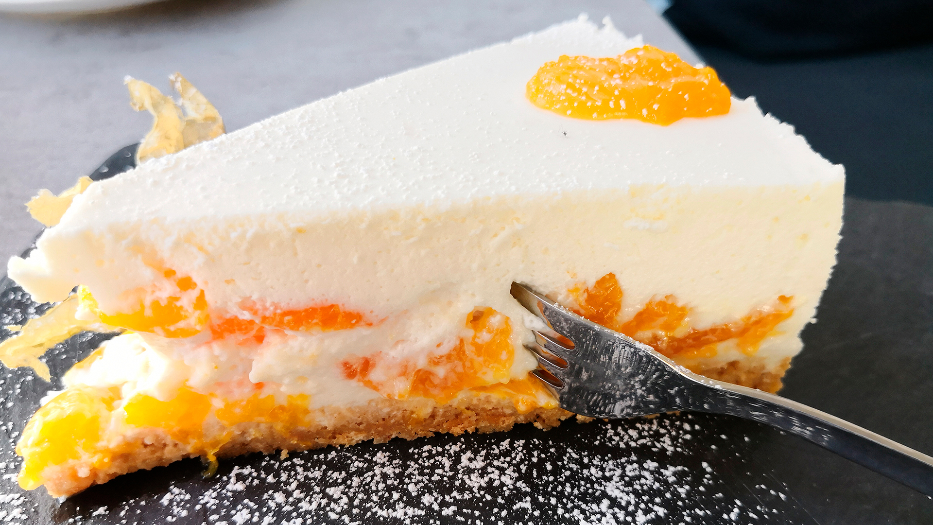 Cheesecake de mandarina