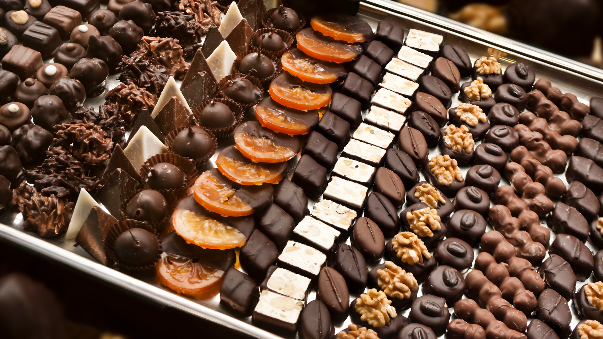 Variedad de chocolates