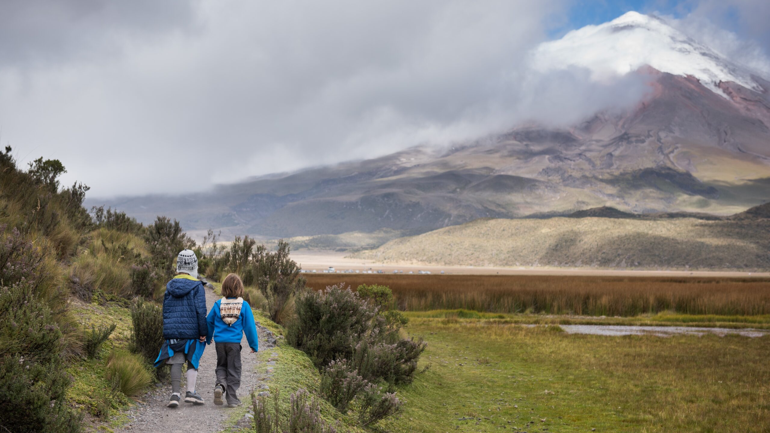 Caminando en el parque nacional