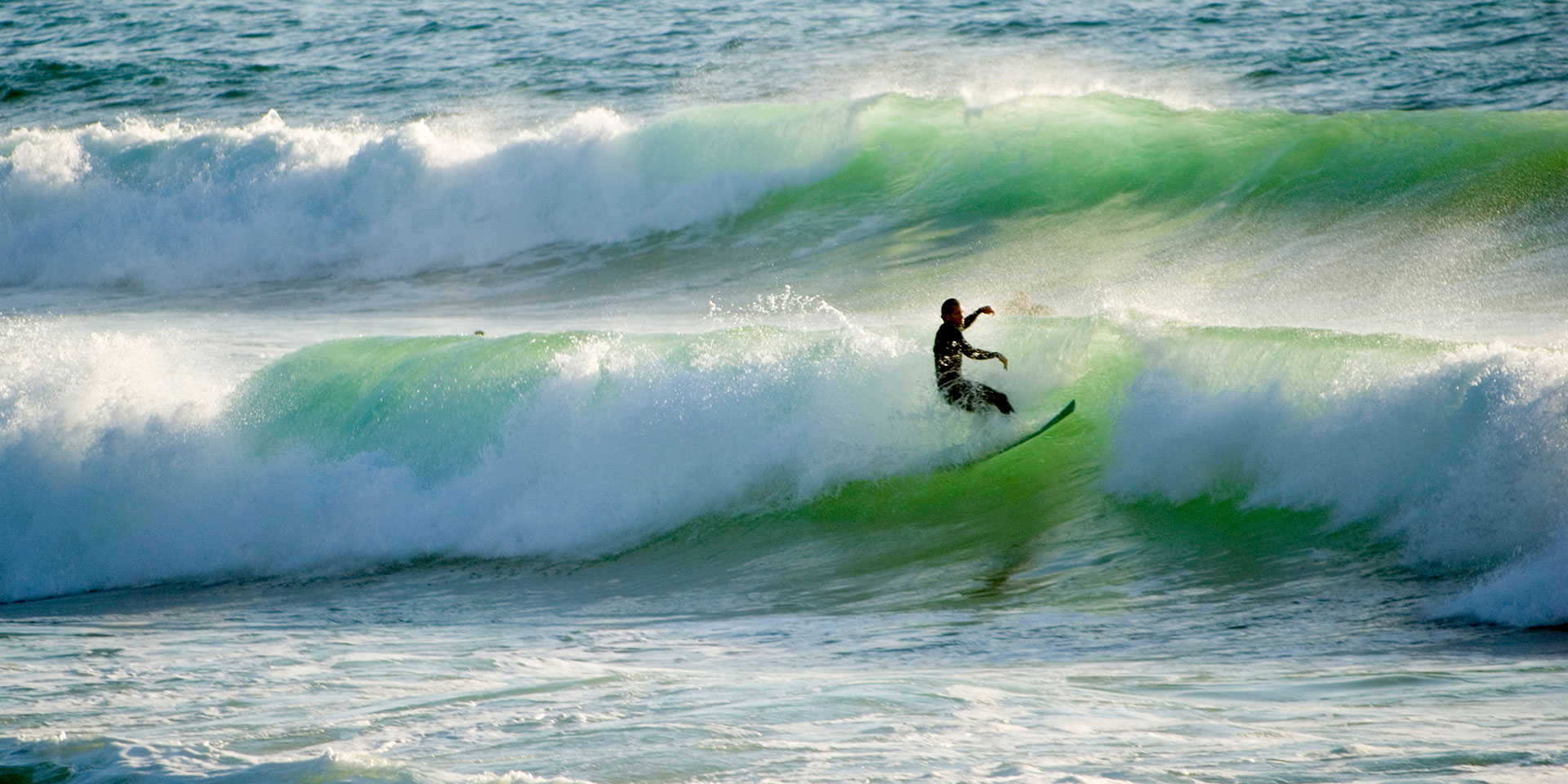 Surfista en Coronado Beach