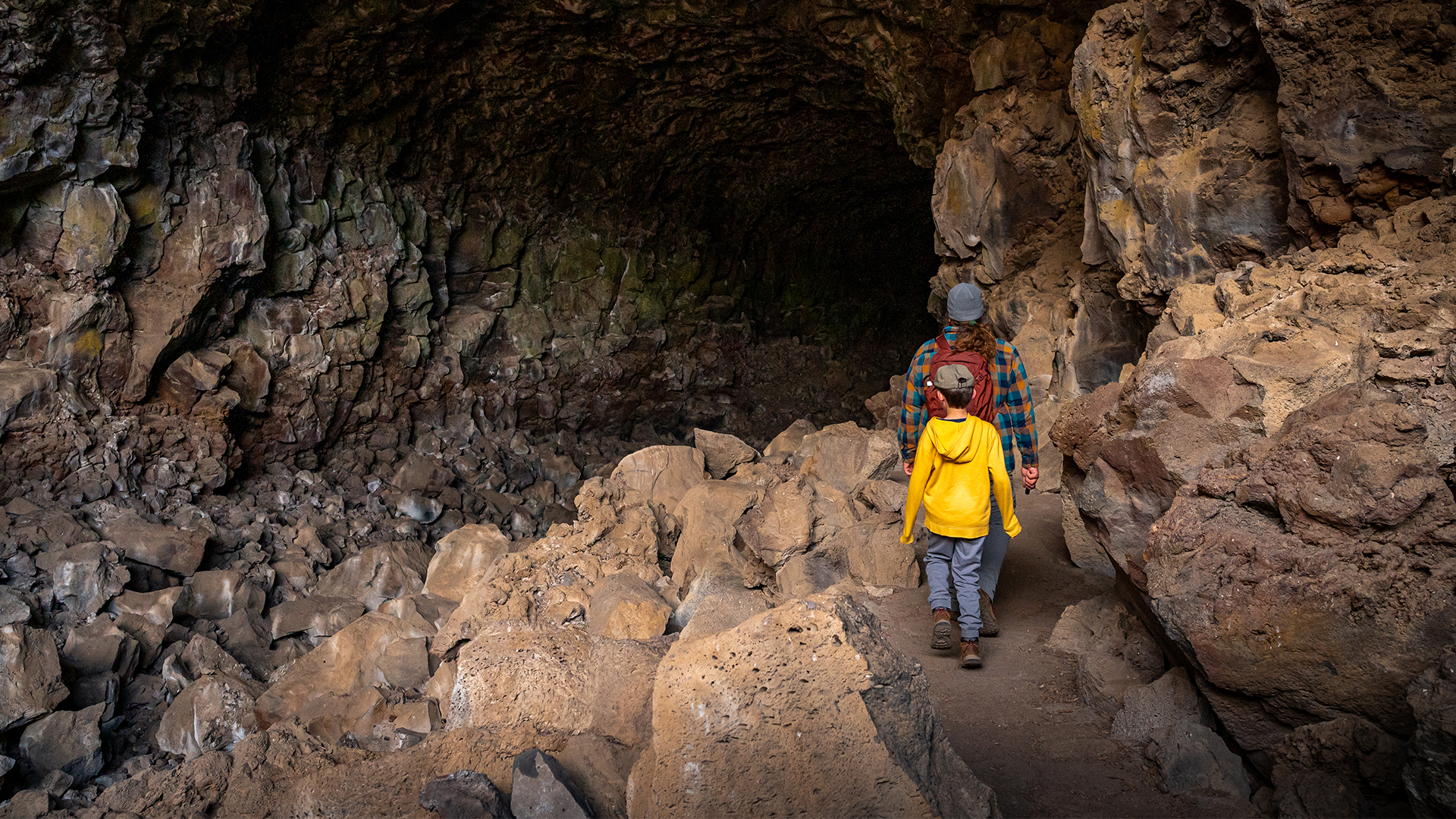 Paseando en la cuevas