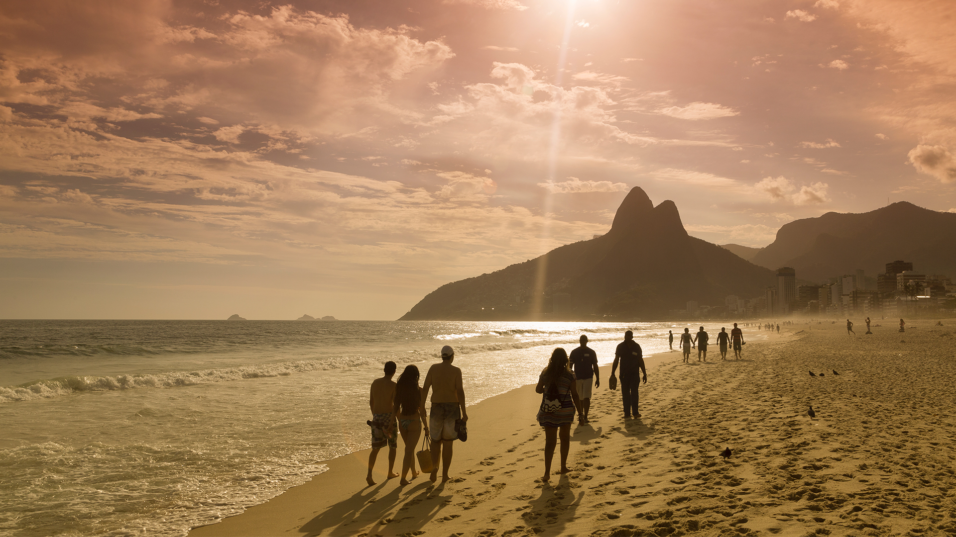 Paseando en las playas de Río