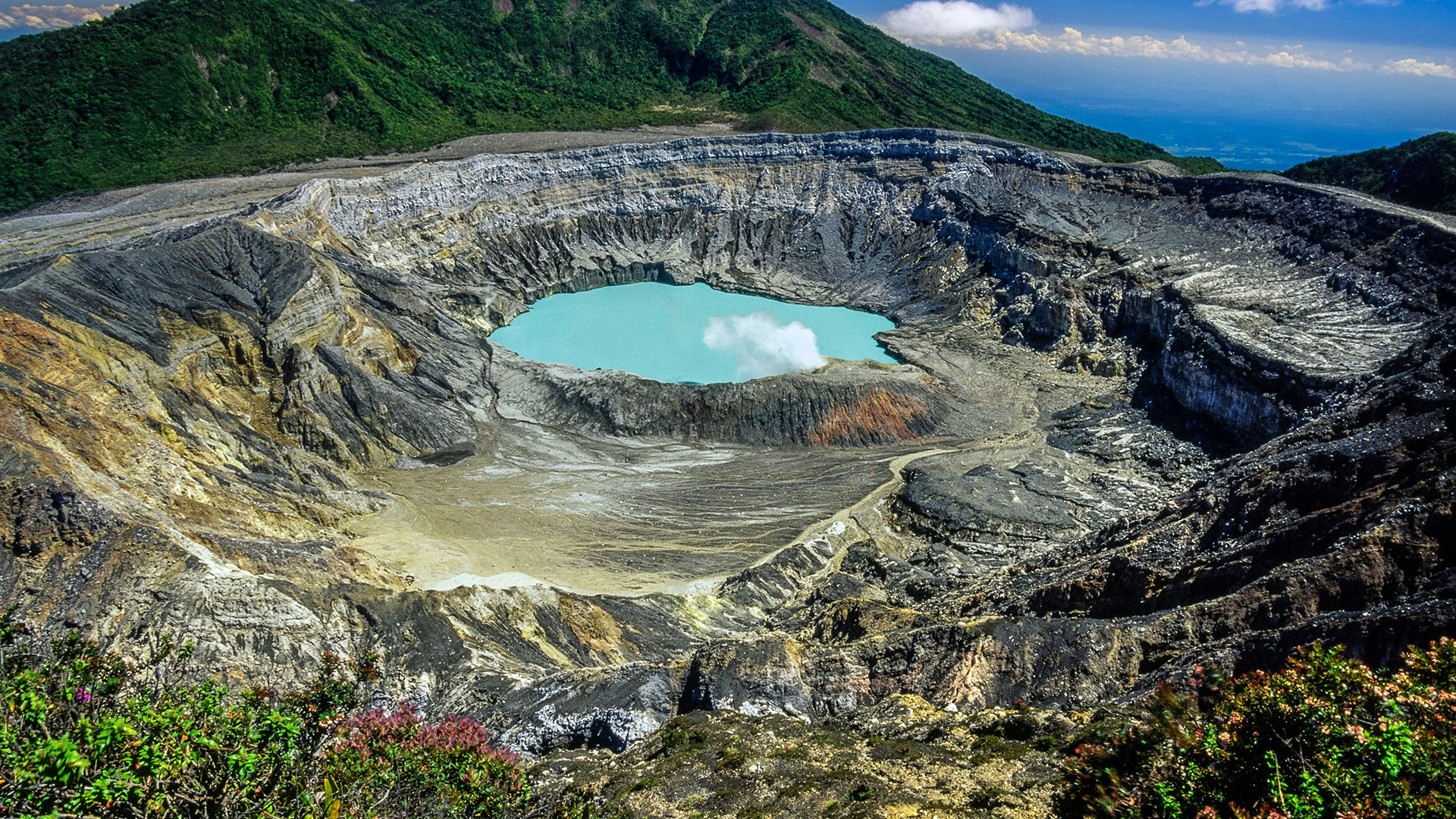 Volcán Poás en Costa Rica