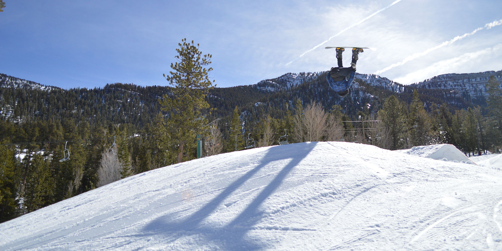 Nieve en los senderos de Nevada