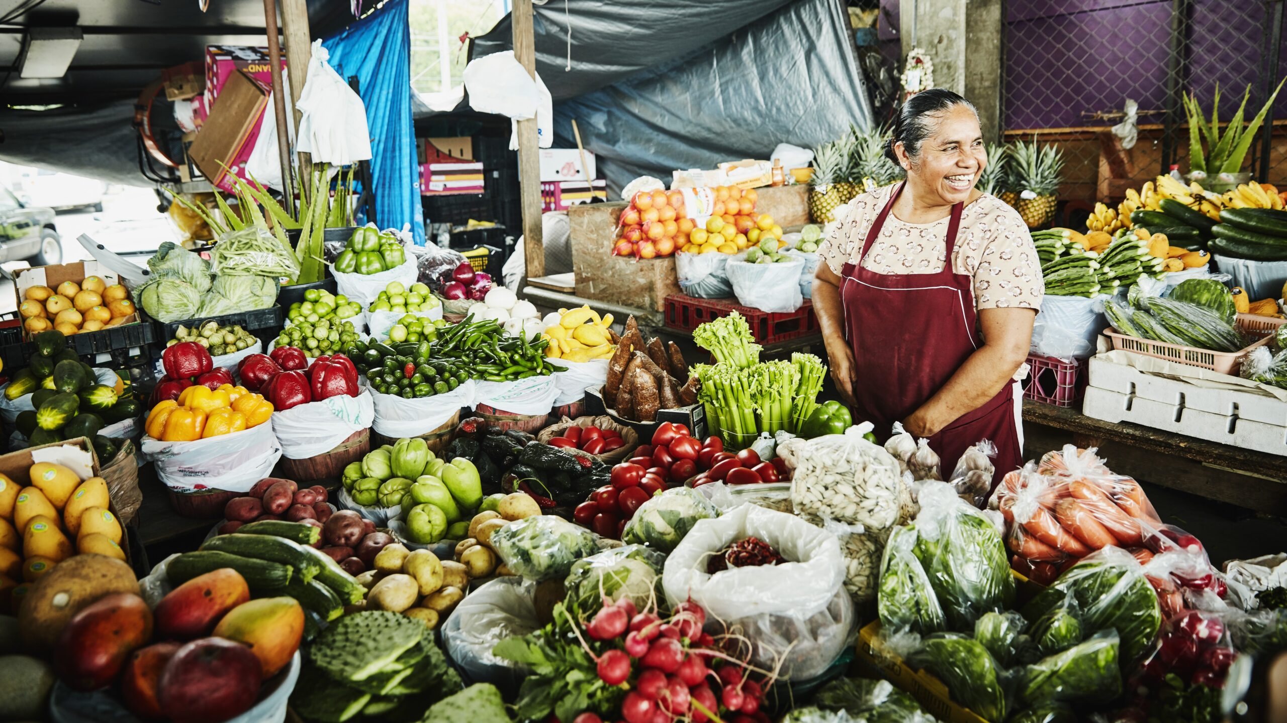 Mercado de verduras