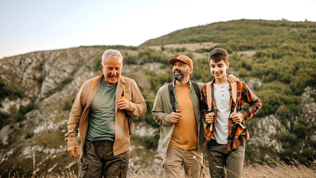 Actividad física con papá