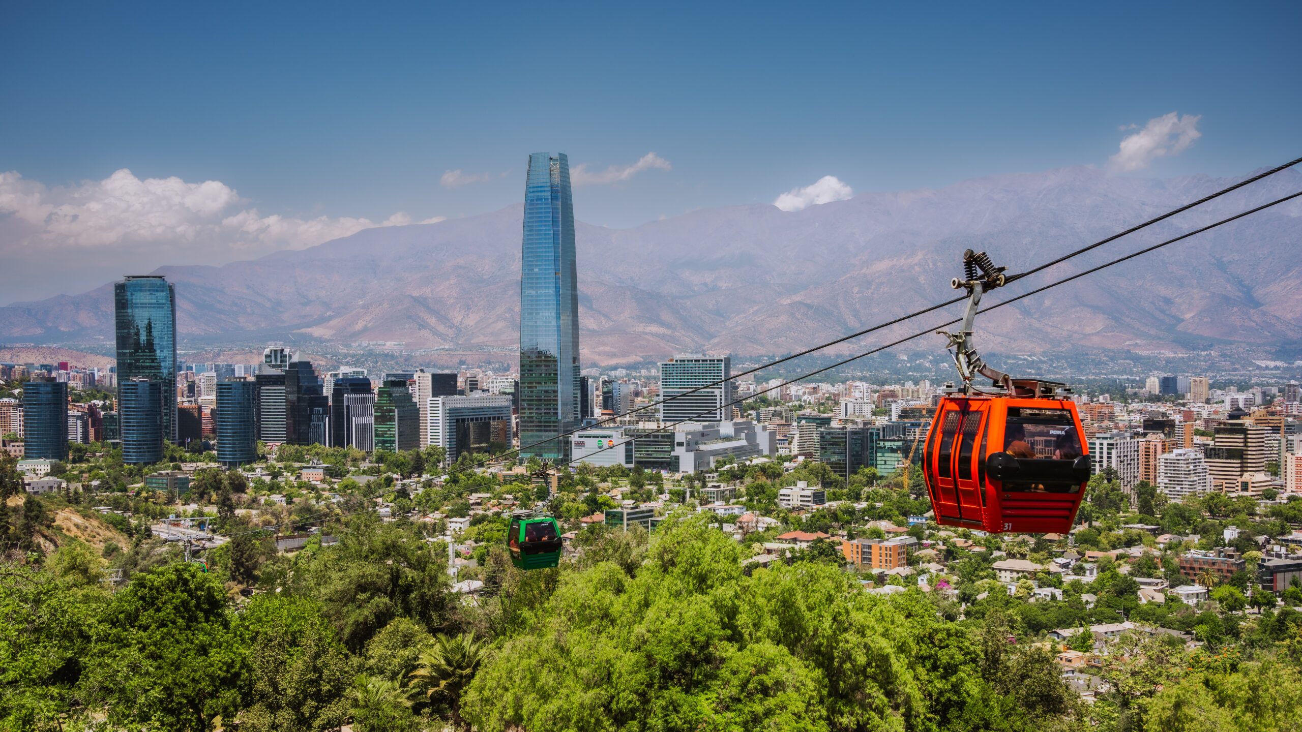 Teleférico en Santiago
