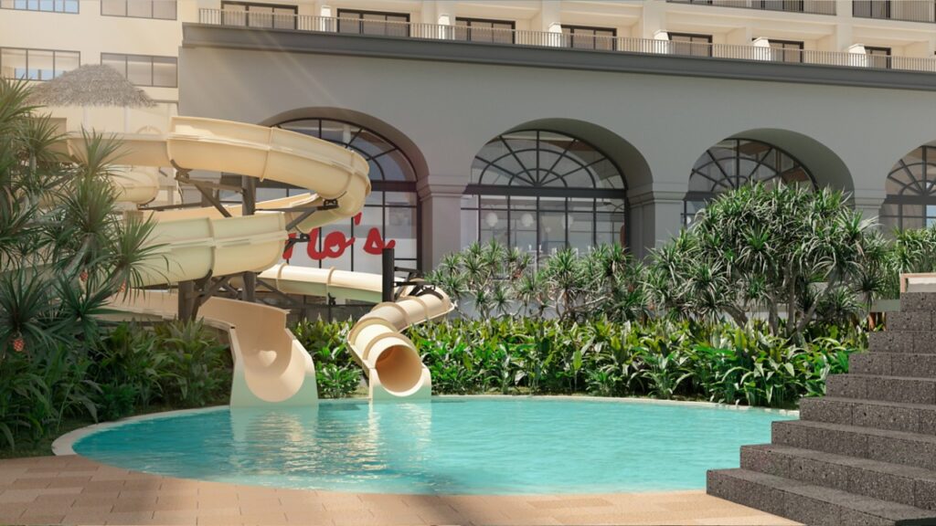 Toboganes en el Marriott Cancun