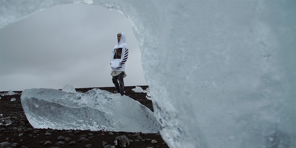 Justin Bieber exploring Iceland in the music video for "I'll Show You." (Photo: Rory Kramer)