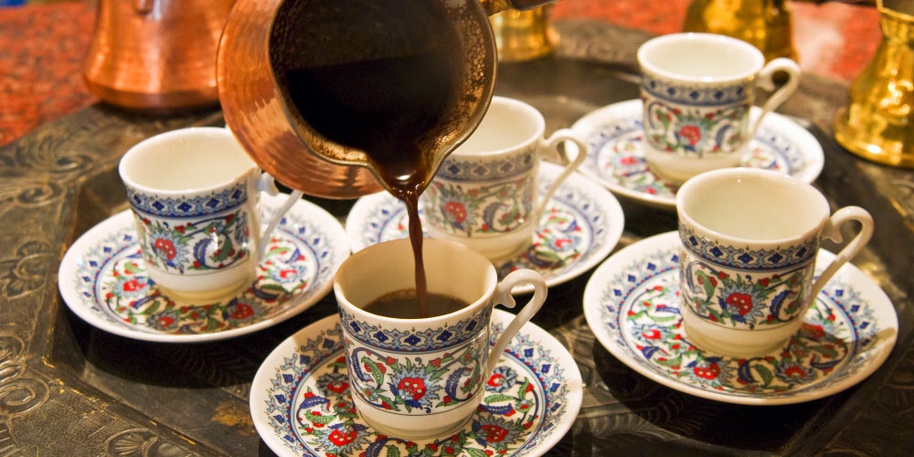 Arabic coffee in Dubai.