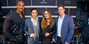 tia carrere with business unusual cast