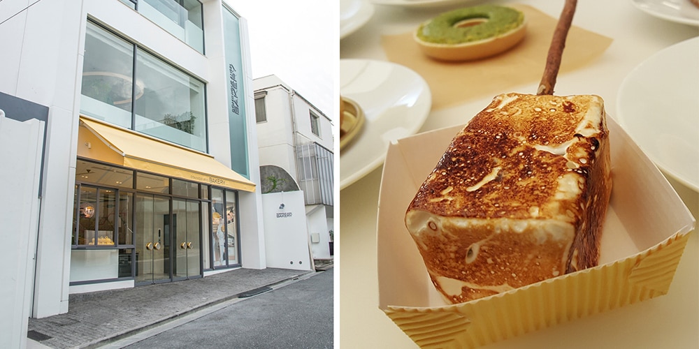 The exterior of Domnique Ansel Bakery in Tokyo and his popular Frozen S'more. (Photo: Thomas Schauer)