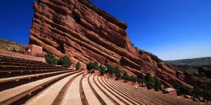 Is it possible to write a caption about Red Rocks without making a rock pun? This place truly rocks. (Image courtesy of iStock, John Schmelzel)