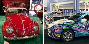 Cars are the stunning stars of the show at Miami International Auto Show. (Photo: Esteban Hernandez)