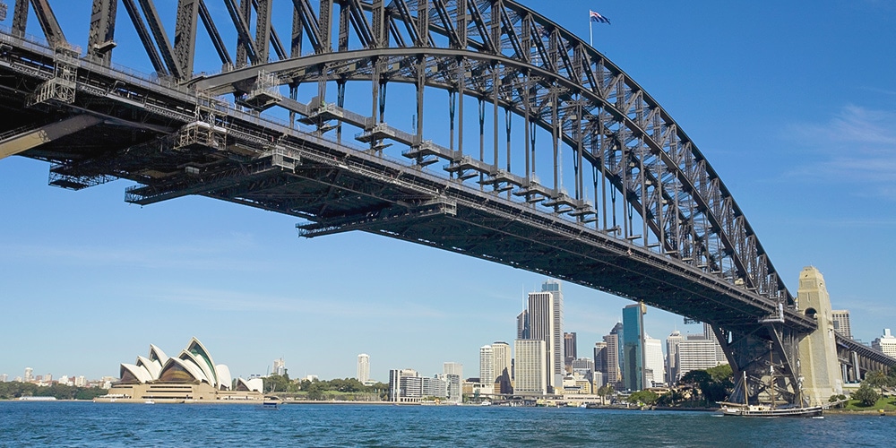 places to visit in australia sydney harbor bridge