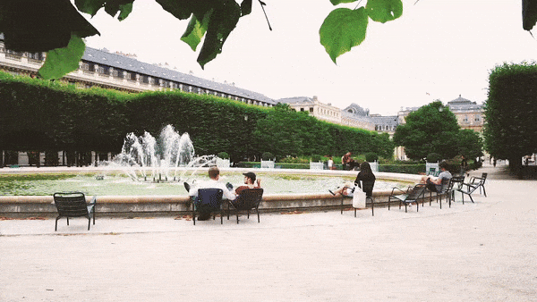 paris cinemagraphs palais royal mary quincy