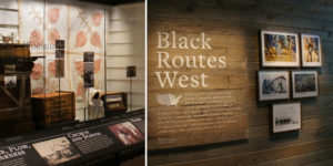African American history: museum exhibit.