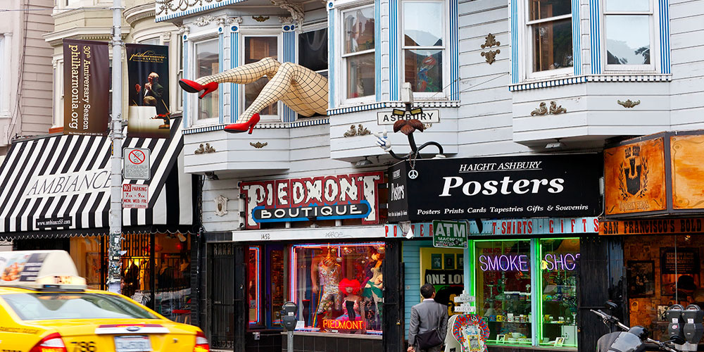 San Francisco bucket list: Shopping in Haight Ashbury.
