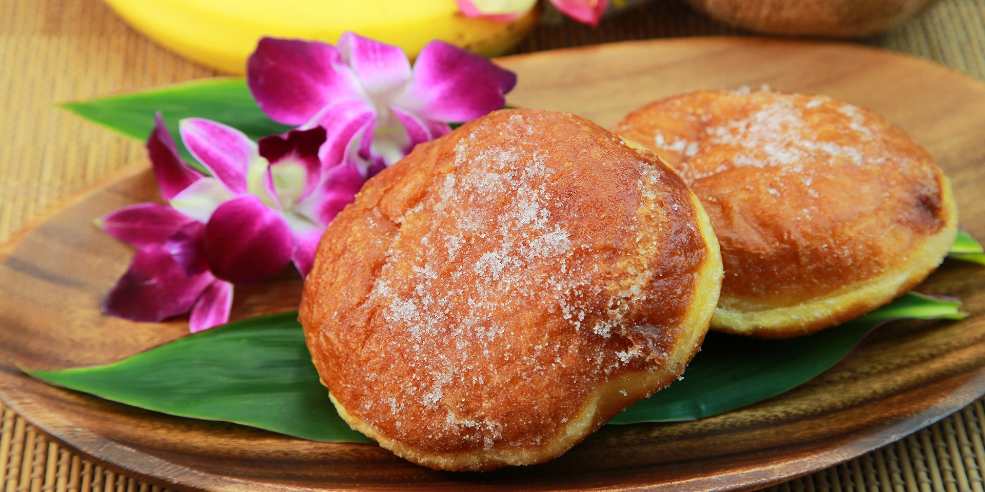 Traditional Hawaiian food: Malasada.