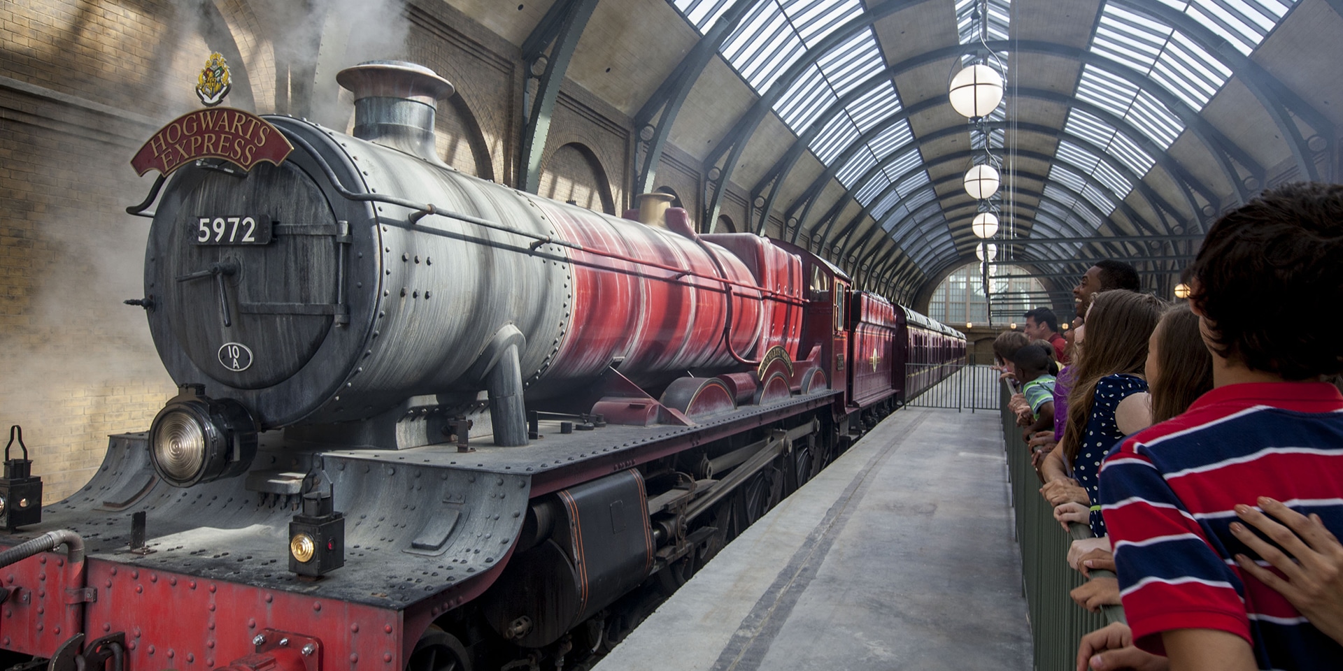 Hogwarts Express: Platform Nine and Three Quarters.