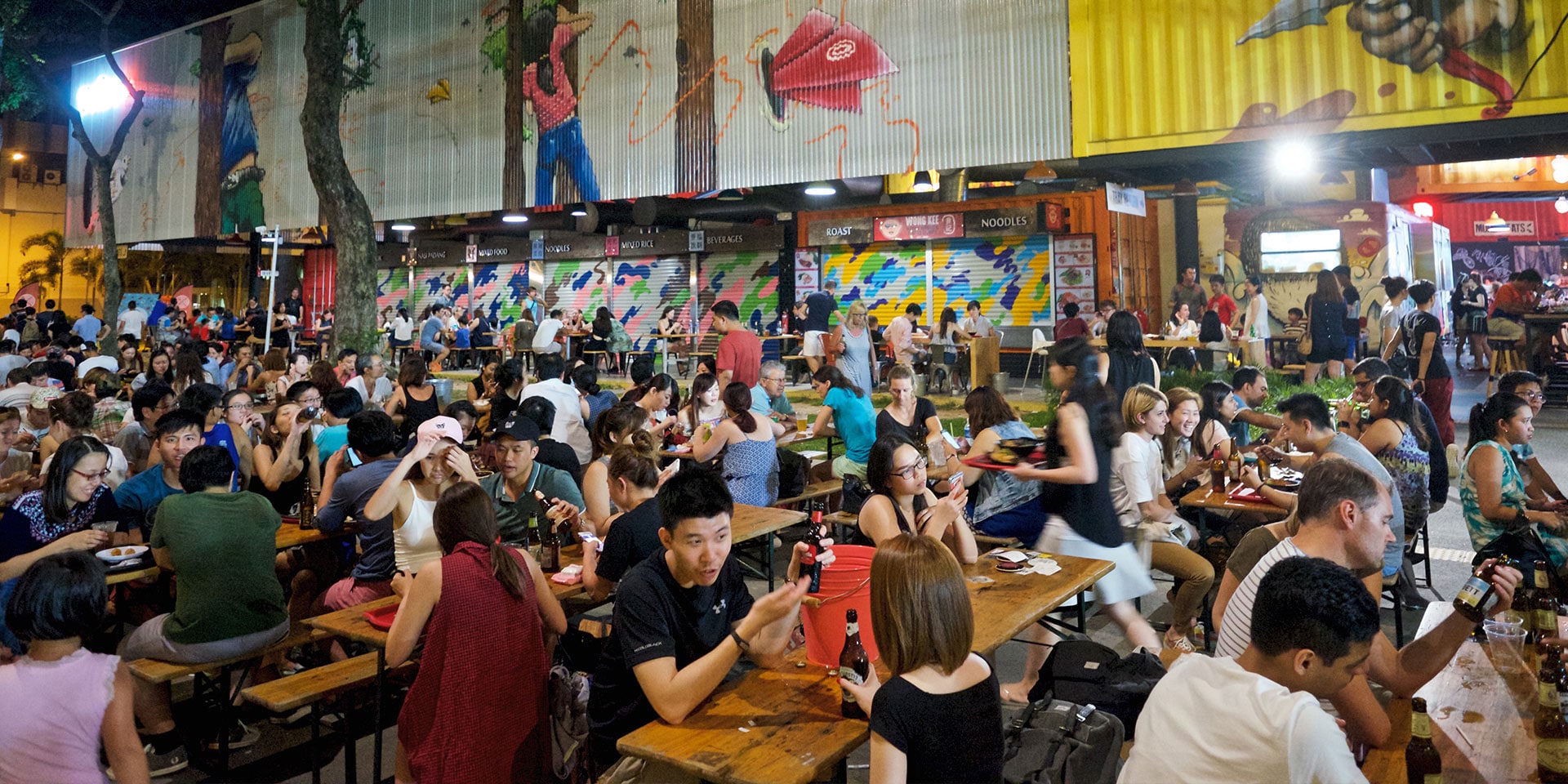 singapore hawker centers timbre