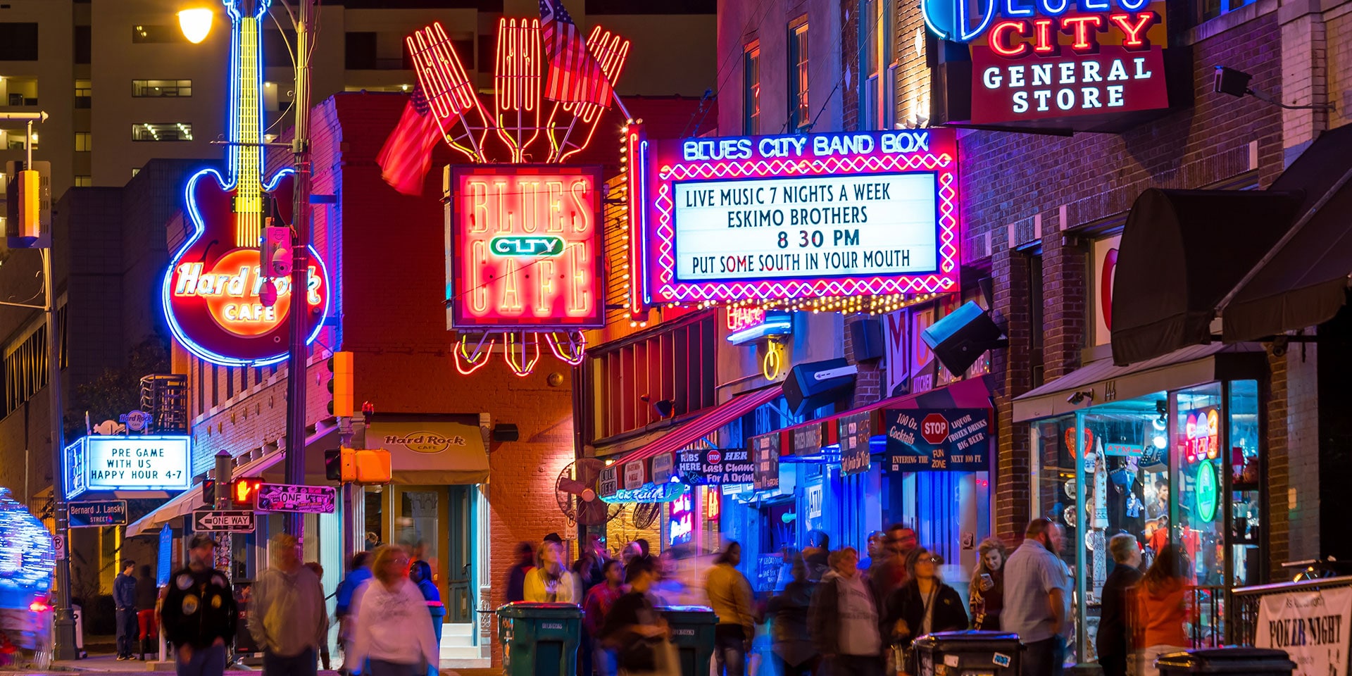 Nighttime’s the Right Time: 5 Things to Do on Beale Street After Dark