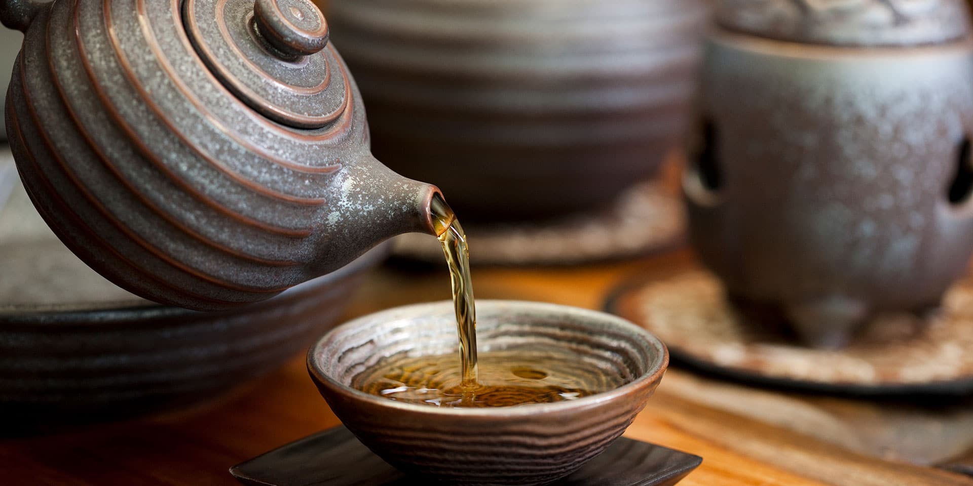 chinese tea drinking
