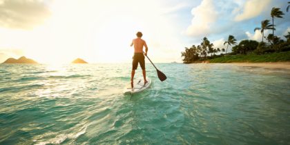 paddle boarding summer vacation inspiration