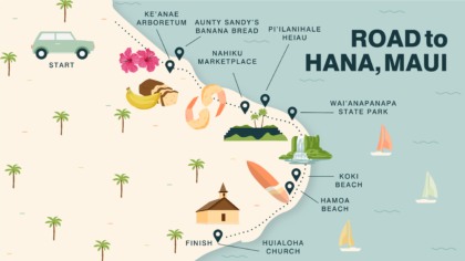 road to hana map