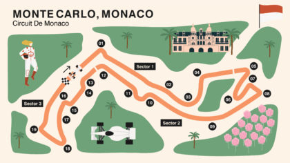 F1 circuit map illustrations_Monaco