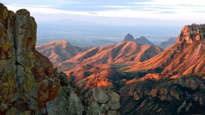 View of the mountains in Big Bend National Park, Texas