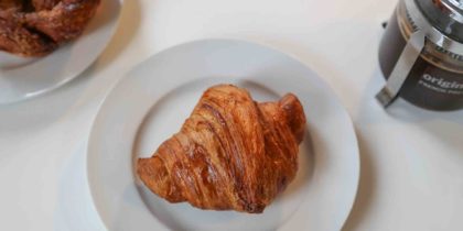 croissant on plate