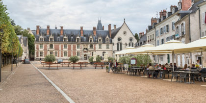 courtyard at Chateau De Blois