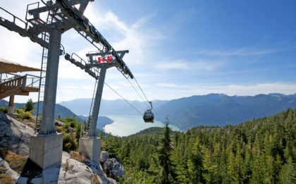 tram over mountains