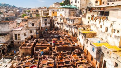leather tanneries in fes