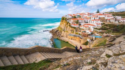 coastal town in the algarve portugal