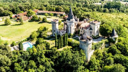Troubadour Castle in Grand-Brassac, France