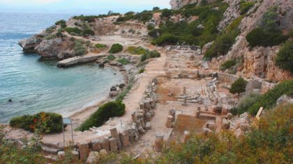 archaeological site in loutraki