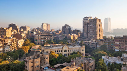 view of cairo zamalek district