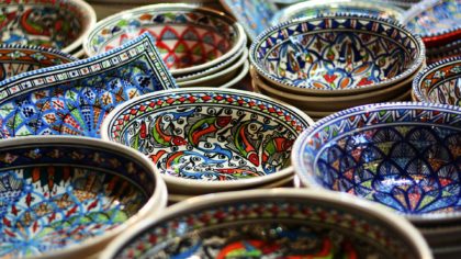 ceramics at the souk