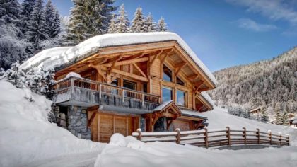 vacation home in france with snow