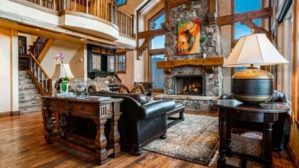 vacation home in park city with fireplace