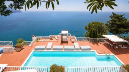 Villa Almeida Sorrento looking out over the Amalfi Coast