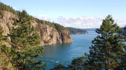 Whidbey Island, Washington scenic cliffs